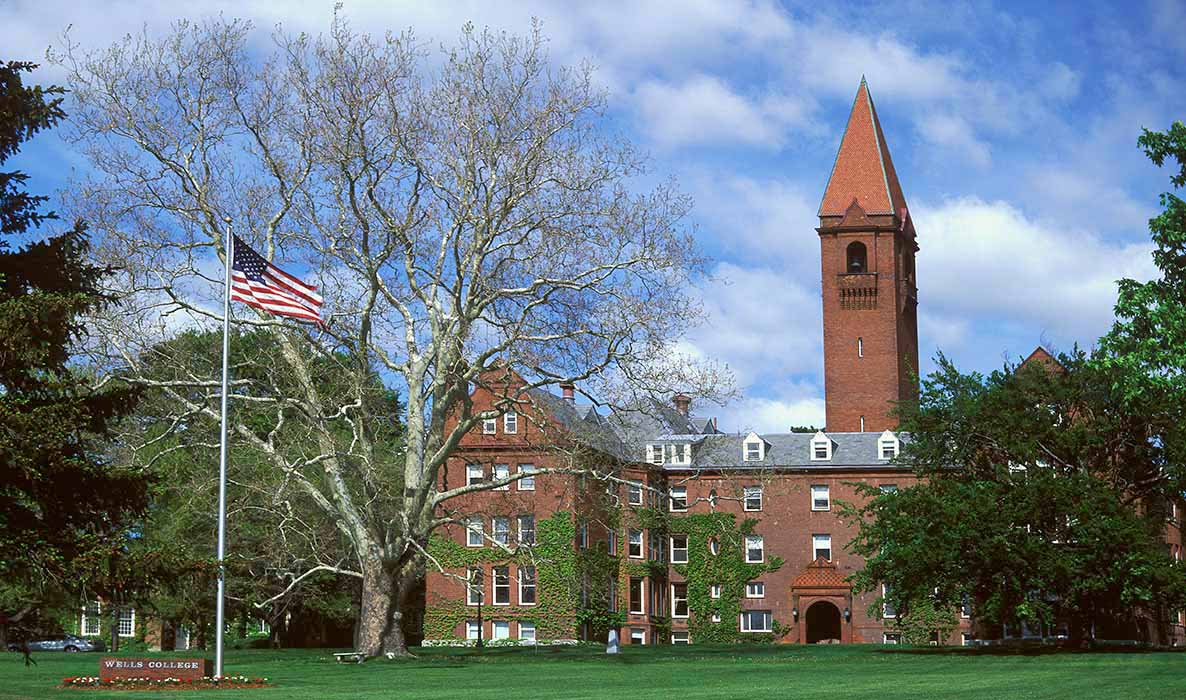 Wells College Main seen from the front