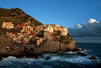 Seaside village of Manarola in the Cinque Terra