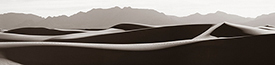 Sepoia toned panorama of sand dunes 
